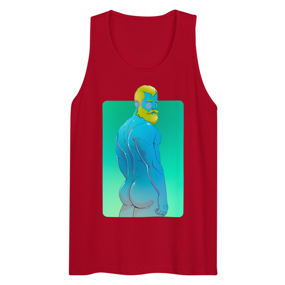 Scandinavian Tan (Tank Top) - Red