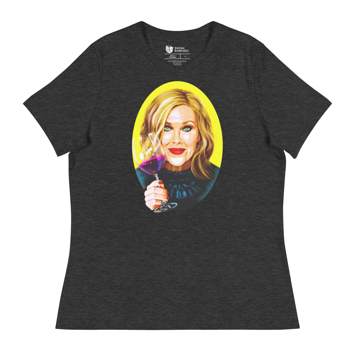 A Lotta Bit Chardonnay (Women's Relaxed T-Shirt)-Women's T-Shirts-Swish Embassy