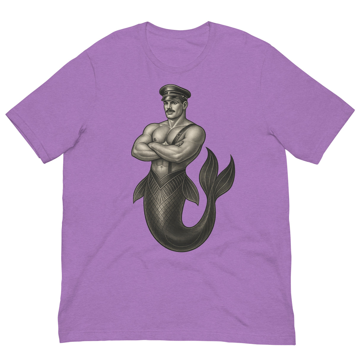 Art Deco Merman-T-Shirts-Swish Embassy
