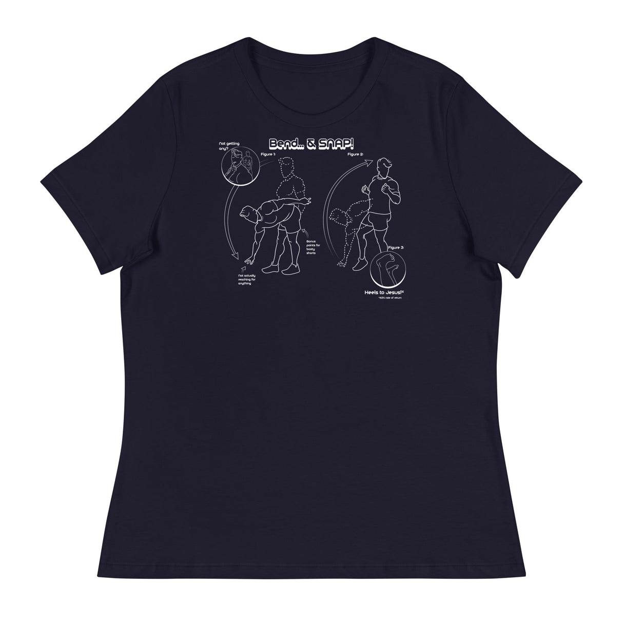 Bend & Snap (Women's Relaxed T-Shirt)-Women's T-Shirts-Swish Embassy