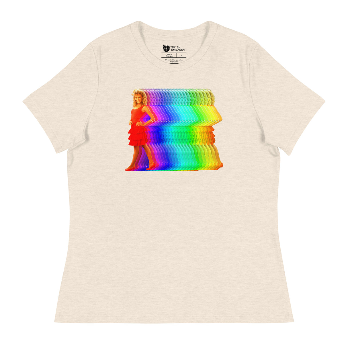 Can’t Get Hue Outta My Head (Women's Relaxed T-Shirt)-Women's T-Shirts-Swish Embassy