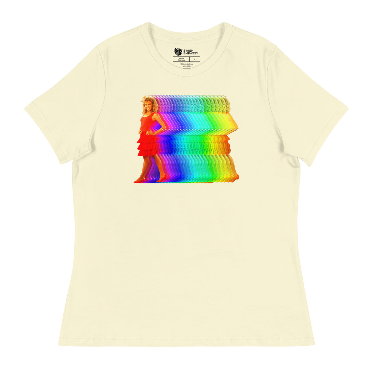Can’t Get Hue Outta My Head (Women's Relaxed T-Shirt)-Women's T-Shirts-Swish Embassy