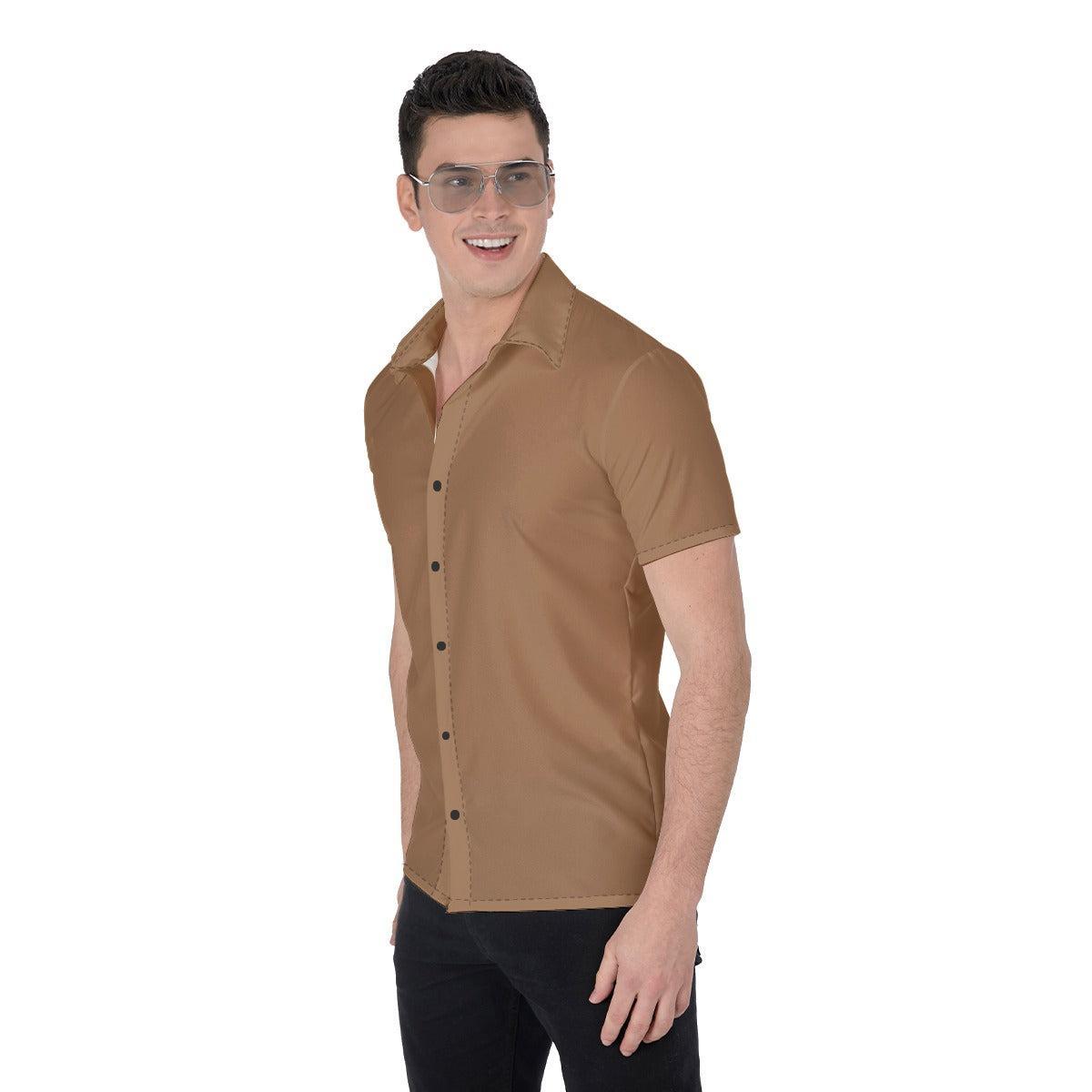 Caramel Drip (Button Shirt)-Button Shirt-Swish Embassy