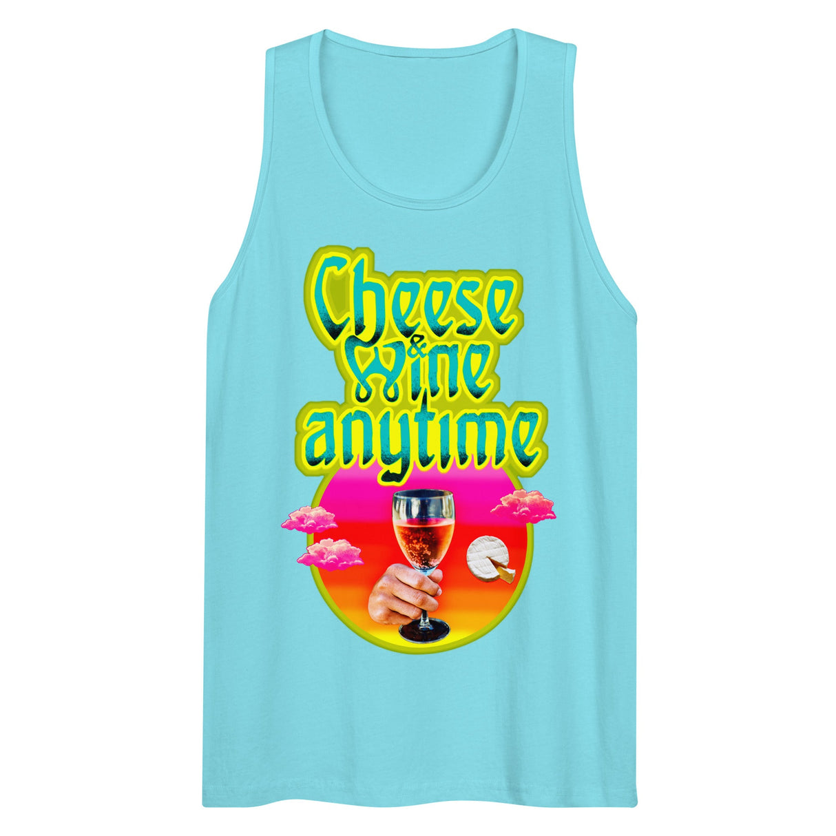 Cheese and Wine (Tank Top)-Tank Top-Swish Embassy