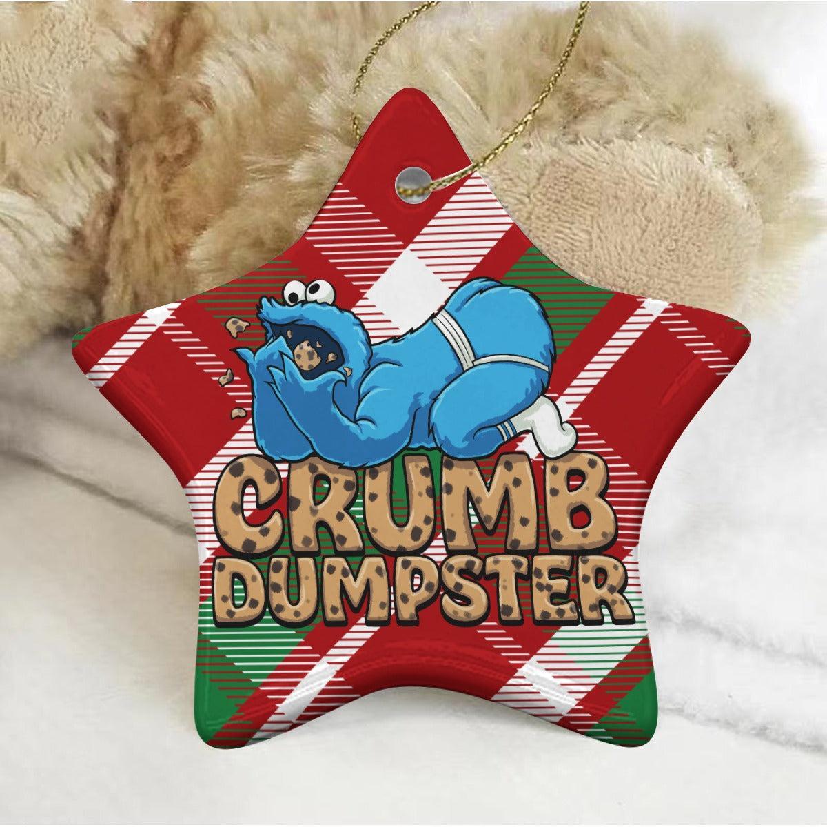 Crumb Dumpster (Ceramic Holiday Keepsake)-Ceramic Holiday Keepsake-Swish Embassy