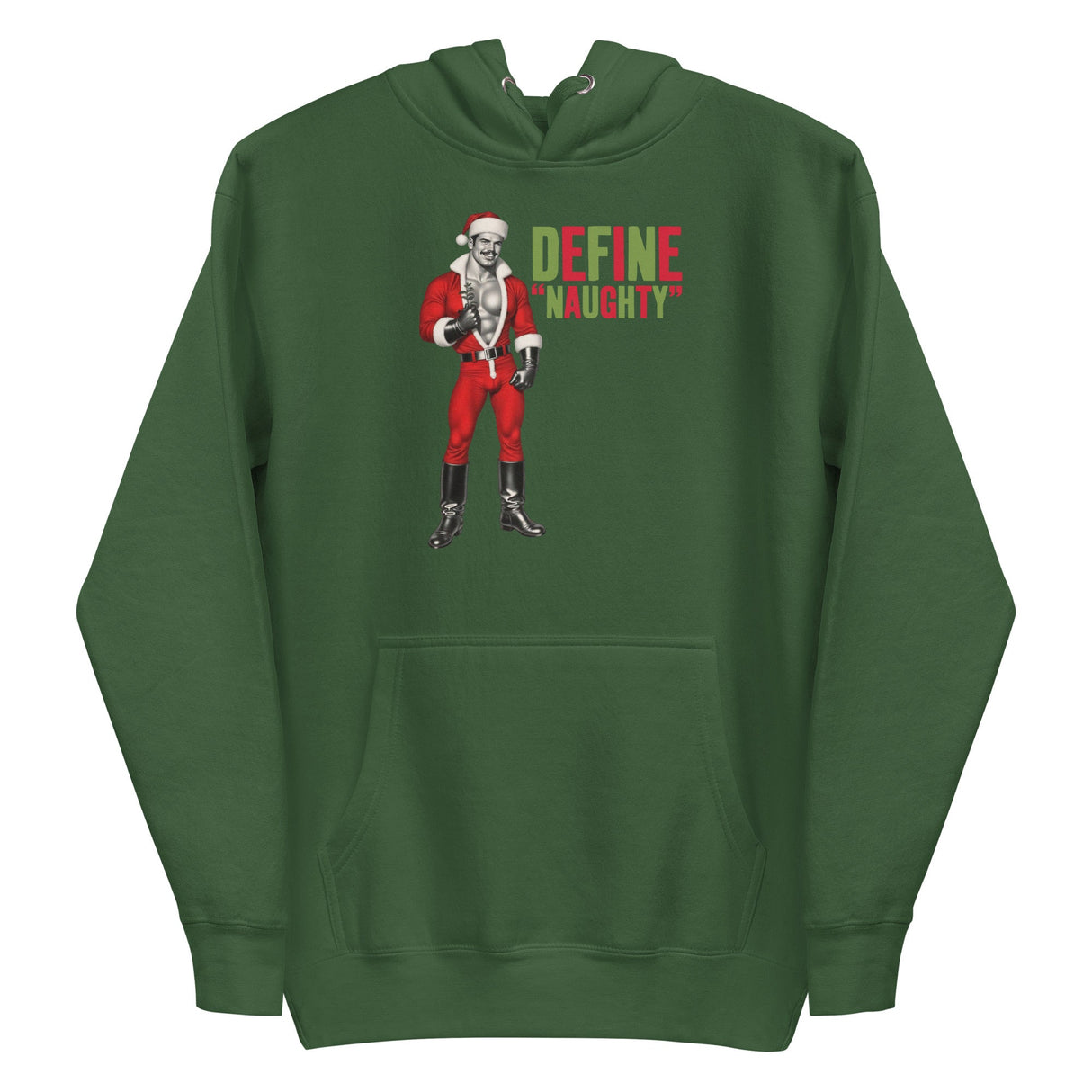 Define Naughty (Hoodie)-Christmas Hoodies-Swish Embassy