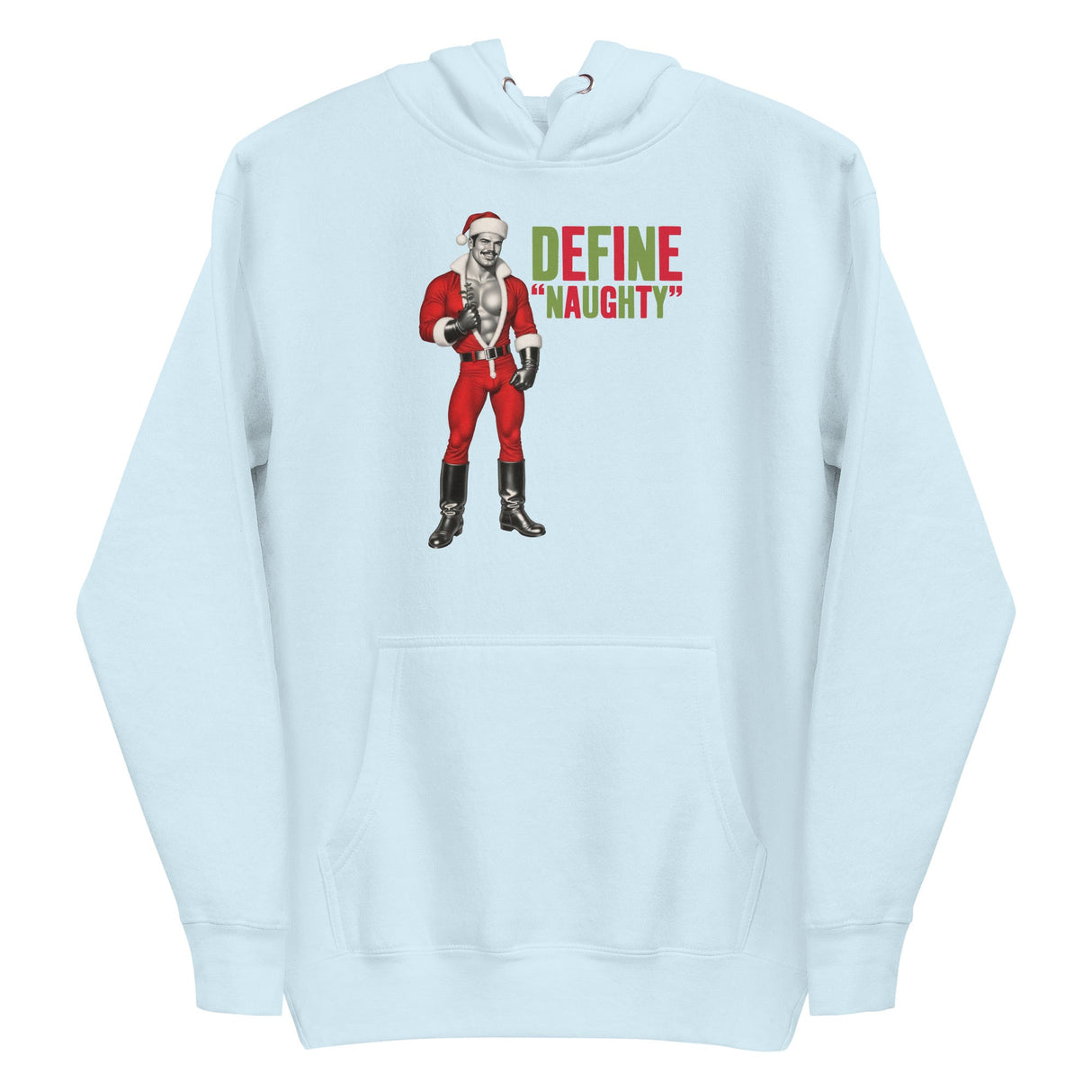 Define Naughty (Hoodie)-Christmas Hoodies-Swish Embassy