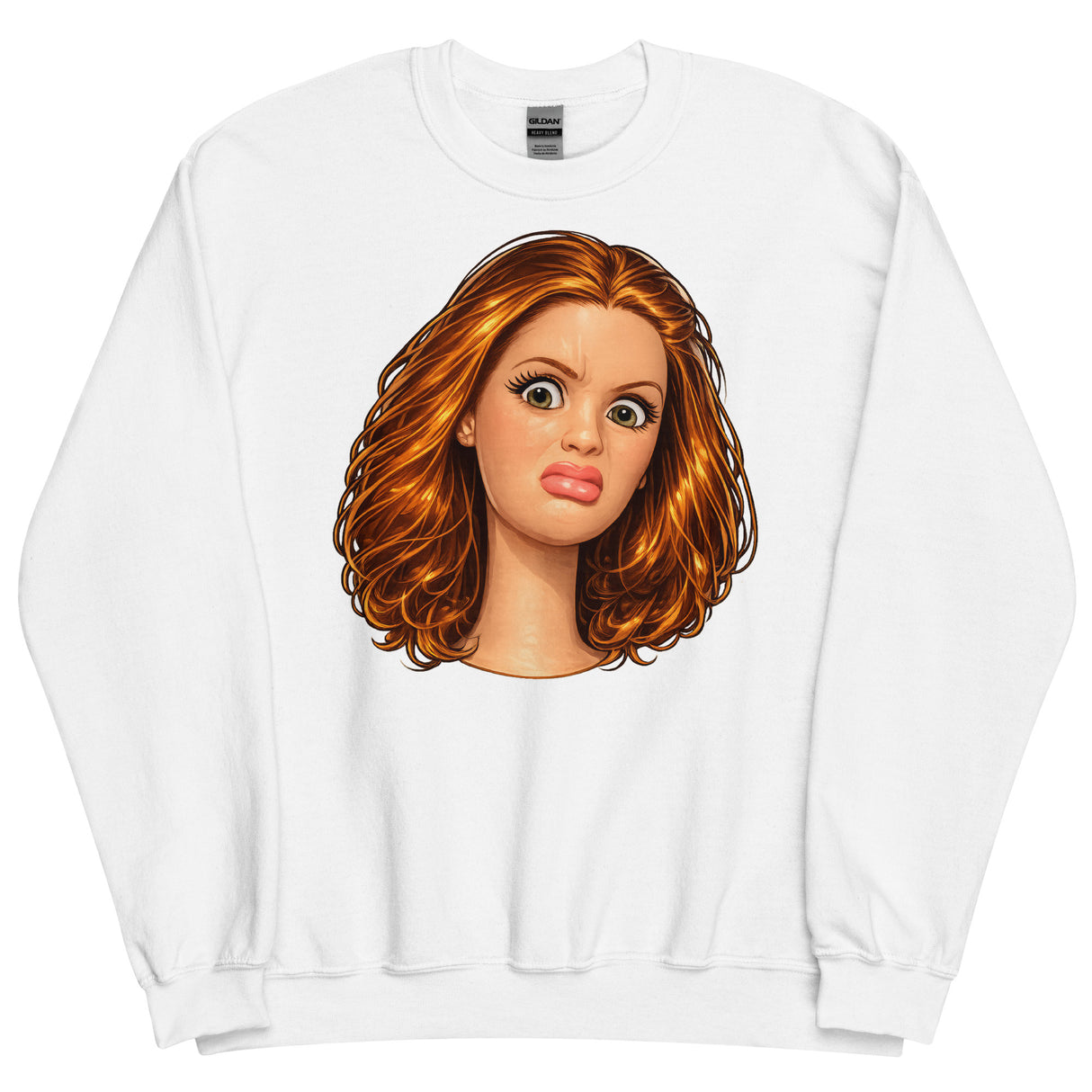 Disgusted Doll (Sweatshirt)-Sweatshirt-Swish Embassy