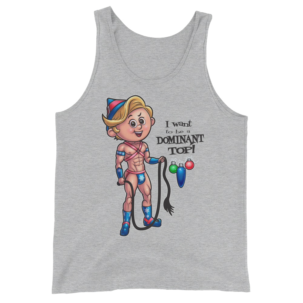Dom Top Elf (Tank Top)-Christmas Tank Tops-Swish Embassy