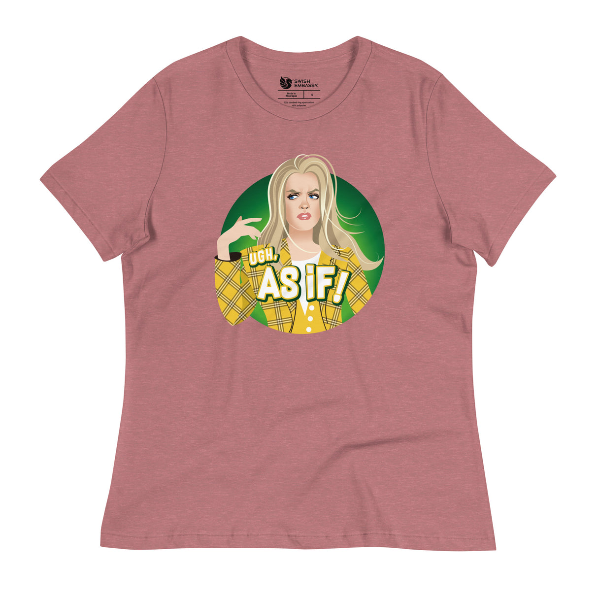 Ew, As If! (Women's Relaxed T-Shirt)-Women's T-Shirts-Swish Embassy