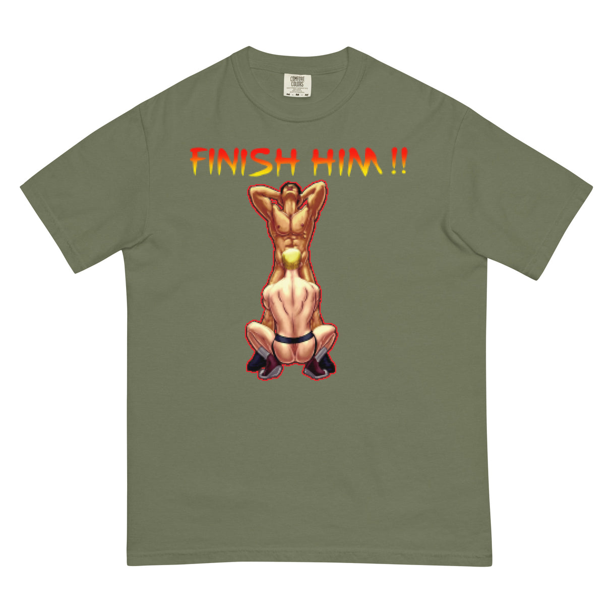 Finish Him (Boxy Tee)-Boxy T-Shirt-Swish Embassy