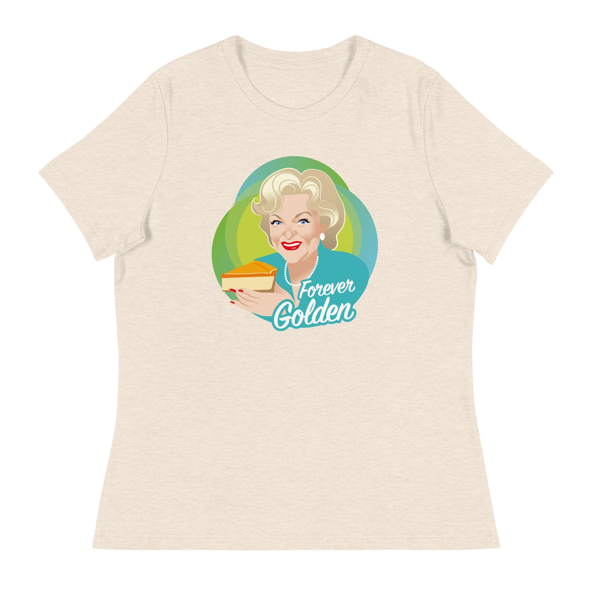 Forever Golden (Women's Relaxed T-Shirt)-Women's T-Shirts-Swish Embassy