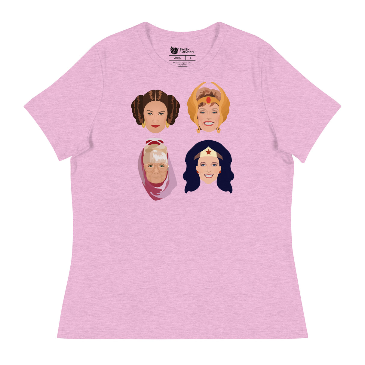 Golden League (Women's Relaxed T-Shirt)-Women's T-Shirts-Swish Embassy