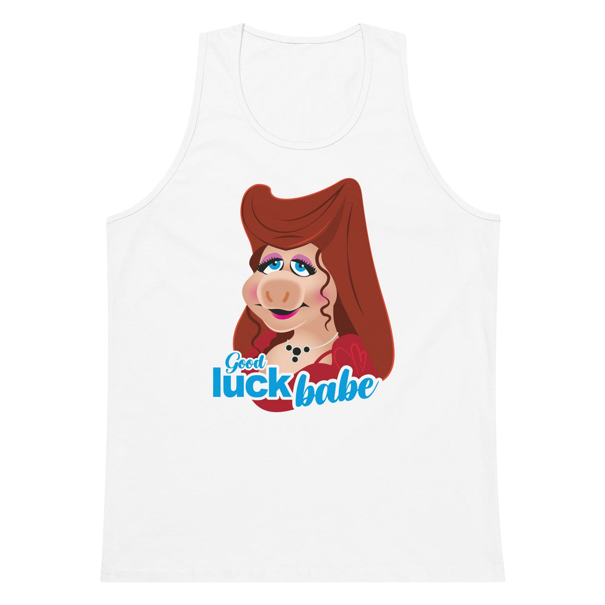 Good Luck Babe (Tank Top)-Tank Top-Swish Embassy