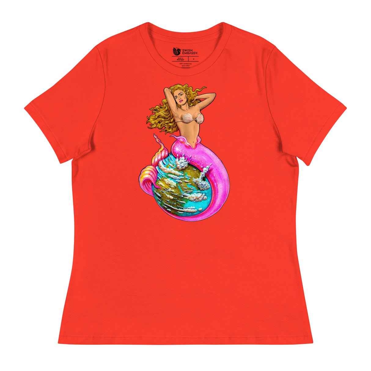 La Isla Sirena (Women's Relaxed T-Shirt)-Women's T-Shirts-Swish Embassy