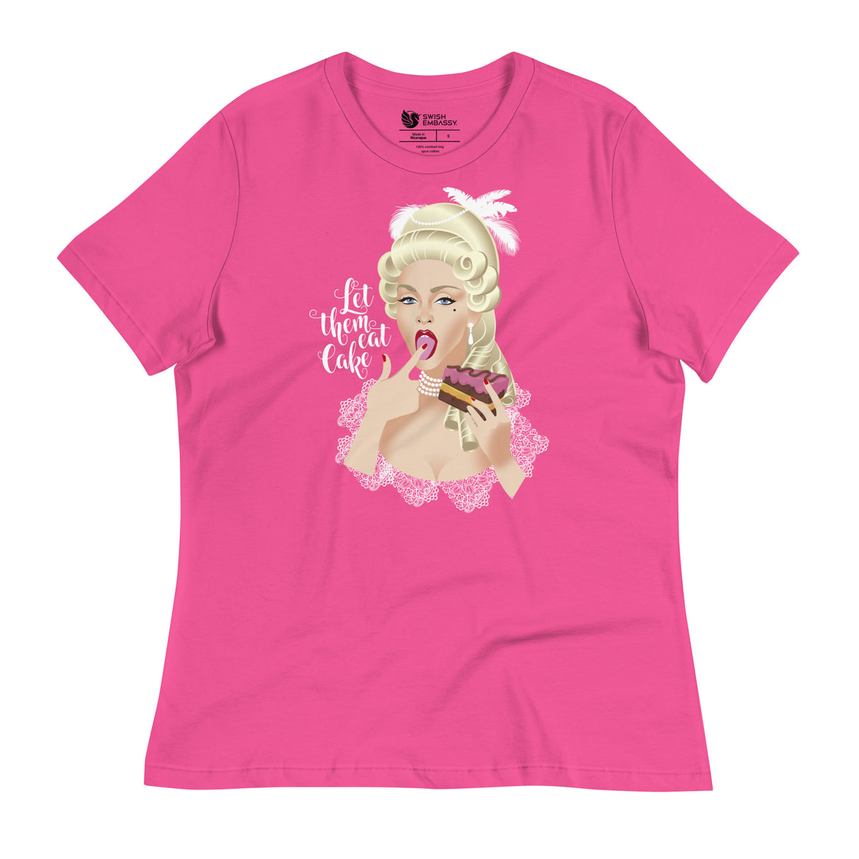 Let Them Eat Cake (Women's Relaxed T-Shirt)-Women's T-Shirts-Swish Embassy