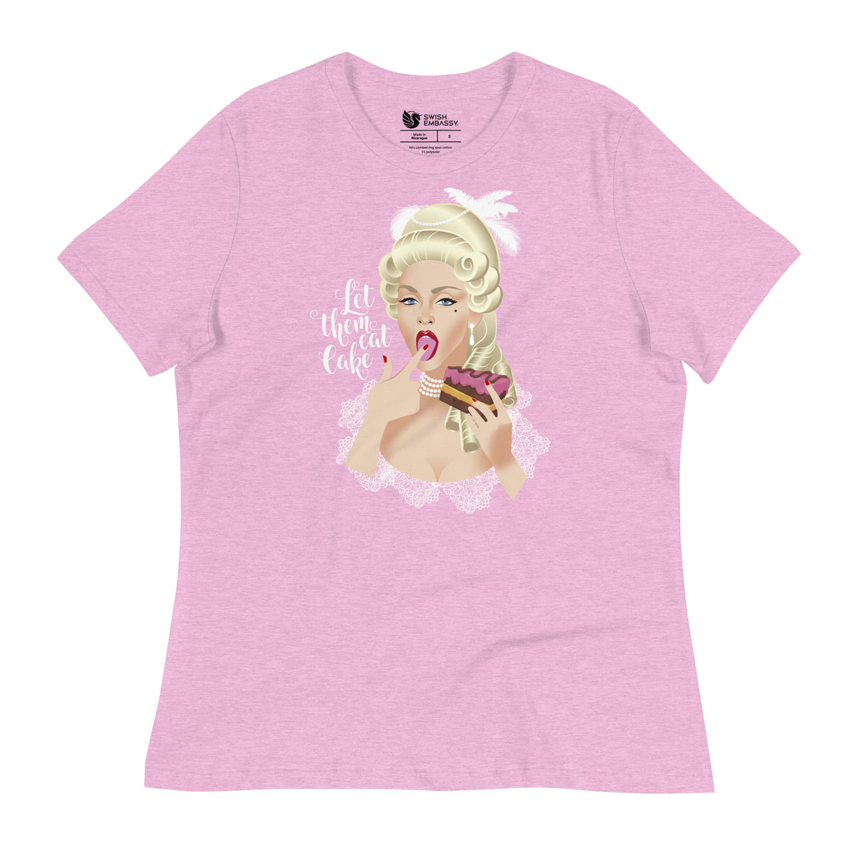 Let Them Eat Cake (Women's Relaxed T-Shirt)-Women's T-Shirts-Swish Embassy