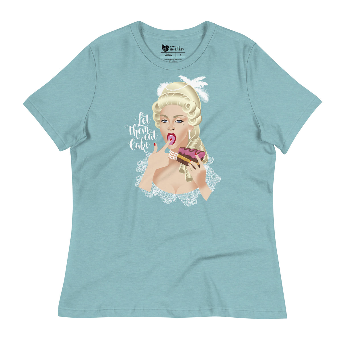 Let Them Eat Cake (Women's Relaxed T-Shirt)-Women's T-Shirts-Swish Embassy