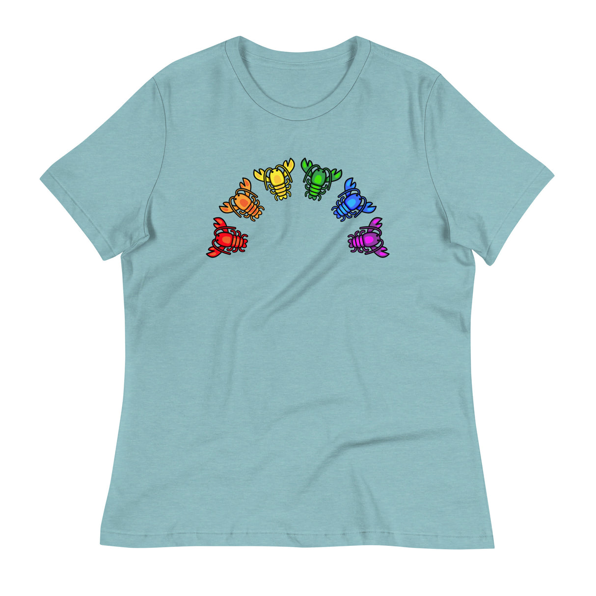 Lobster Pride (Women's Relaxed T-Shirt)-Women's T-Shirts-Swish Embassy