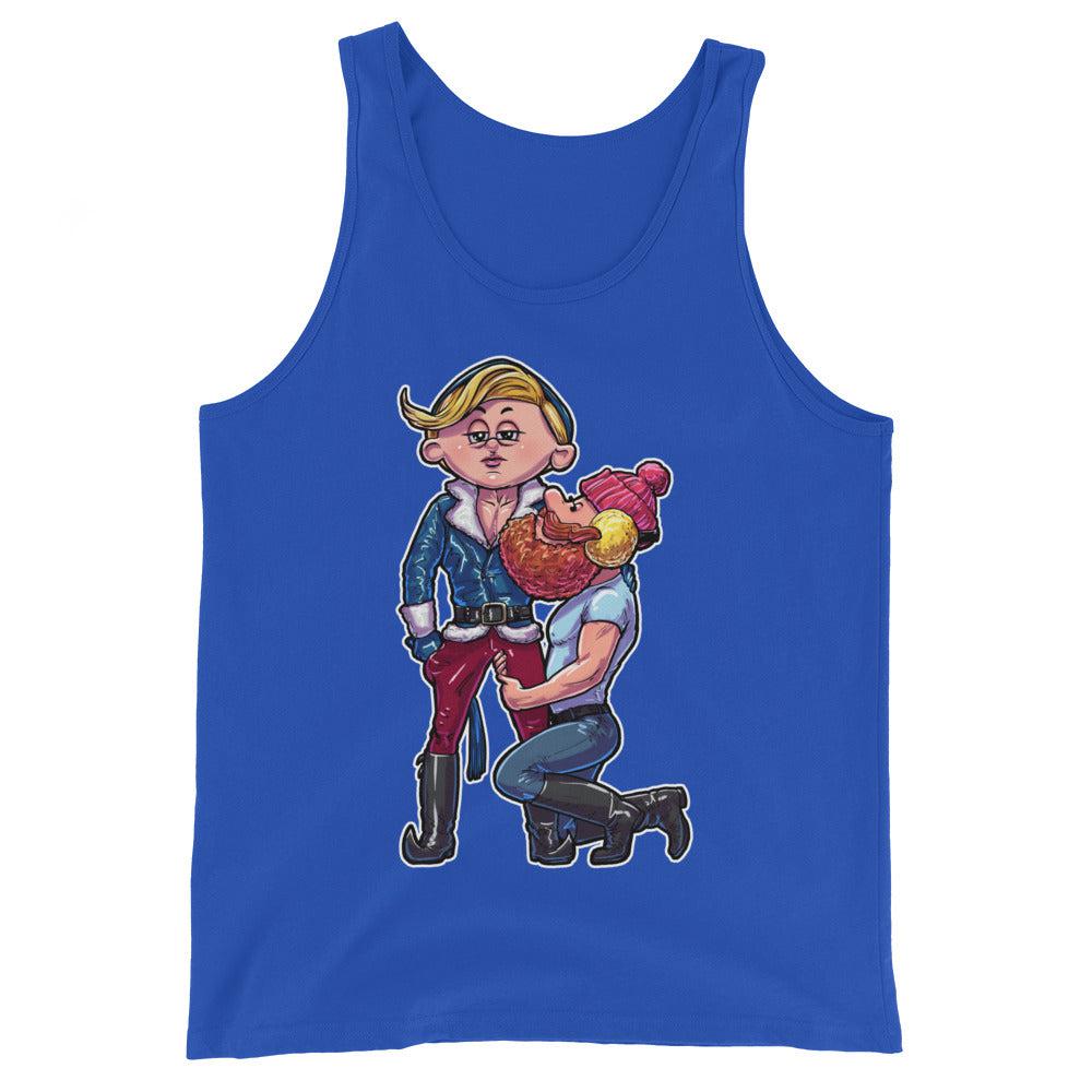 North Pole's Top Elf (Tank Top)-Christmas Tank Tops-Swish Embassy