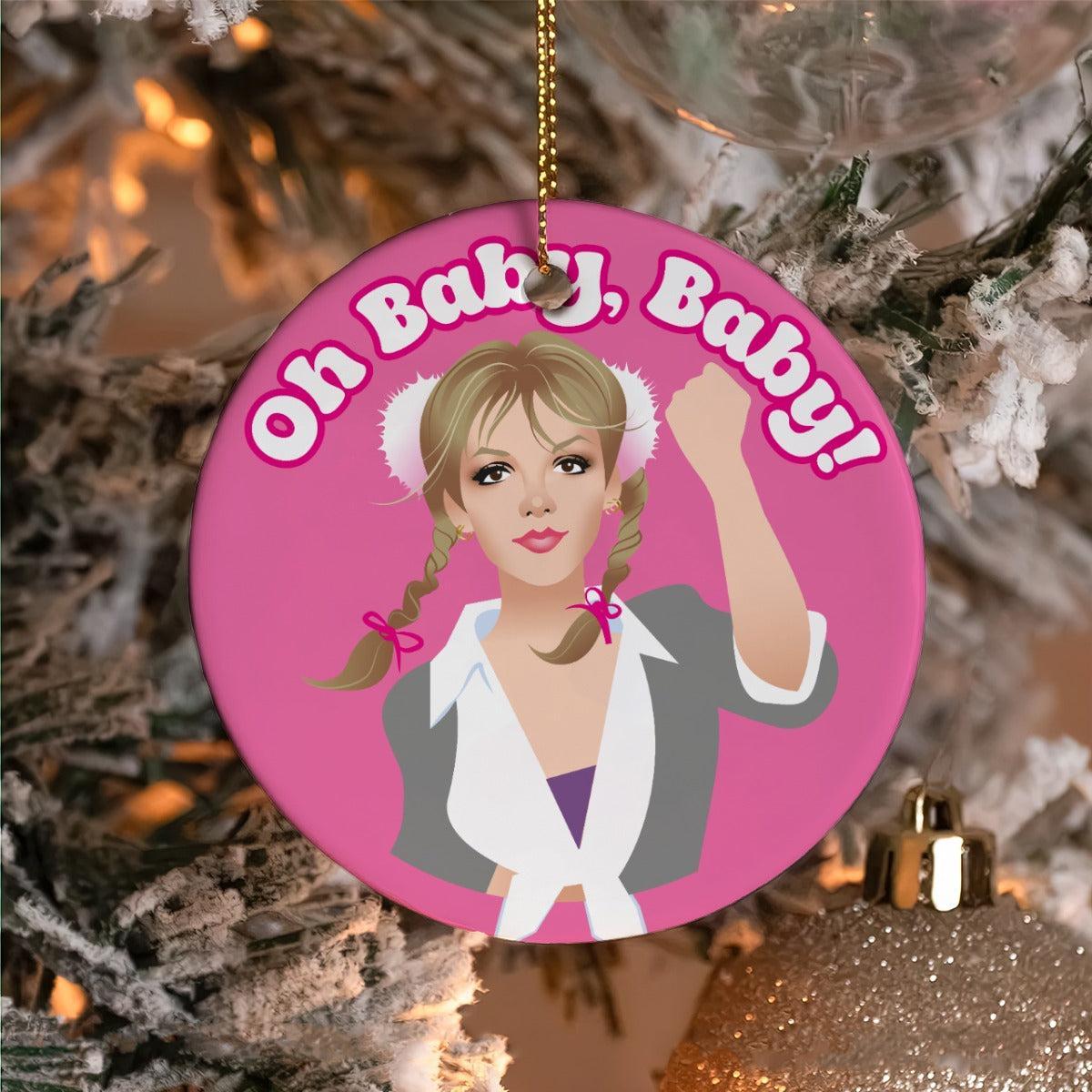 Oh Baby (Ceramic Holiday Keepsake)-Ceramic Holiday Keepsake-Swish Embassy