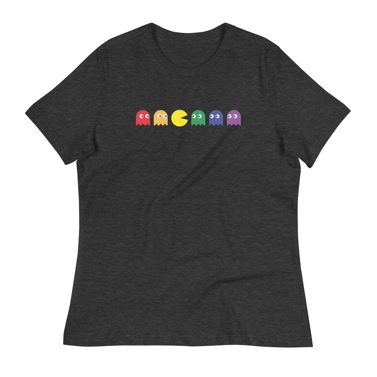 Pac Man Pride (Women's Relaxed T-Shirt)-Women's T-Shirts-Swish Embassy