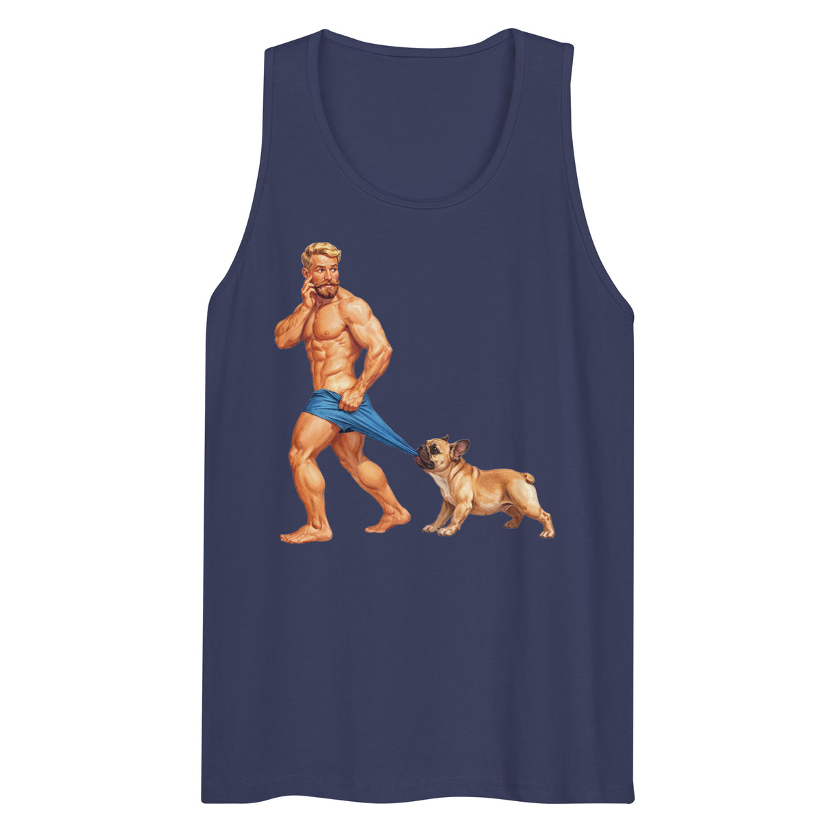 Pardon my Frenchie (Tank Top)-Tank Top-Swish Embassy