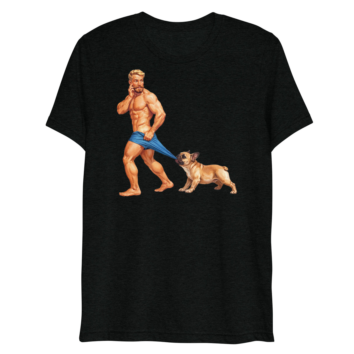 Pardon my Frenchie (Triblend)-Triblend T-Shirt-Swish Embassy