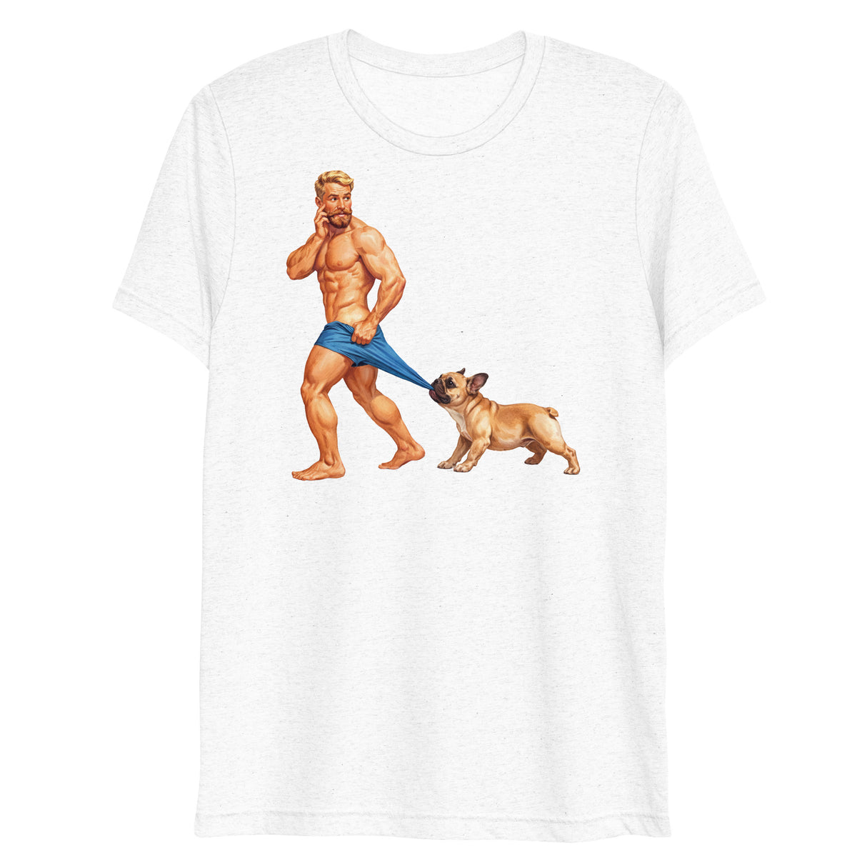 Pardon my Frenchie (Triblend)-Triblend T-Shirt-Swish Embassy