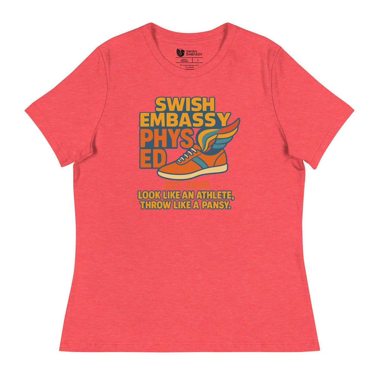 Phys Ed (Women's Relaxed T-Shirt)-Women's T-Shirts-Swish Embassy