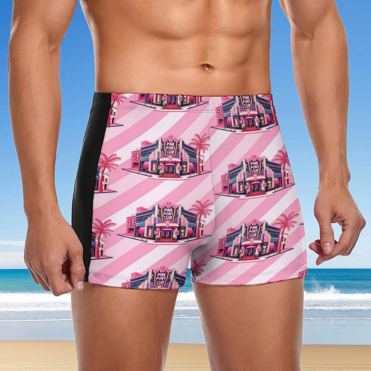 Pink Pony Club (Square Cut Trunks)-Square Cut Trunks-Swish Embassy