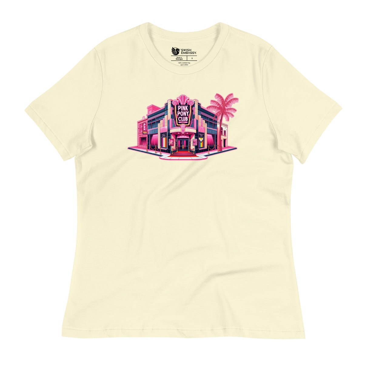 Pink Pony Club (Women's Relaxed T-Shirt)-Women's T-Shirts-Swish Embassy