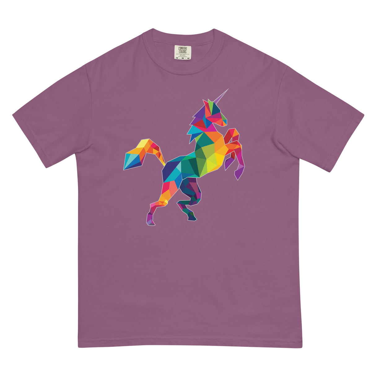 Polygon Unicorn (Boxy Tee)-Boxy T-Shirt-Swish Embassy