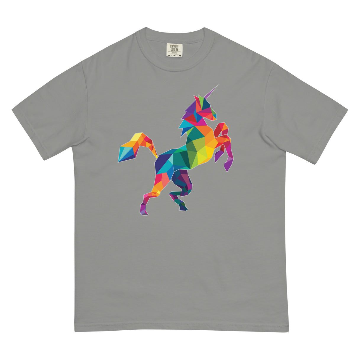 Polygon Unicorn (Boxy Tee)-Boxy T-Shirt-Swish Embassy