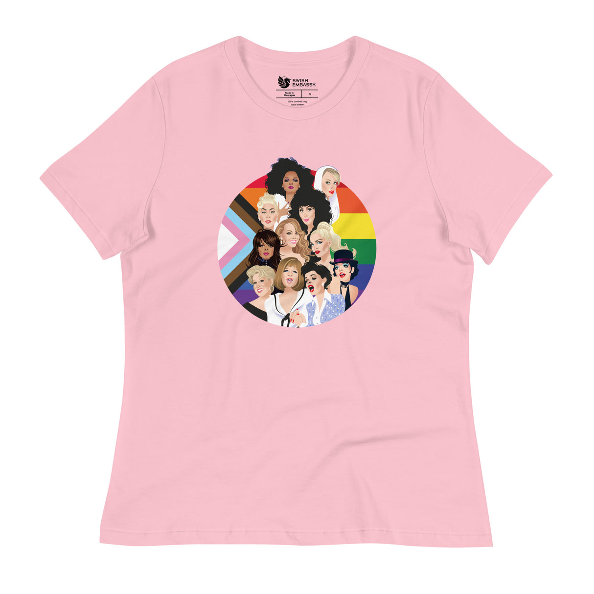 Pride Divas (Women's Relaxed T-Shirt)-Women's T-Shirts-Swish Embassy