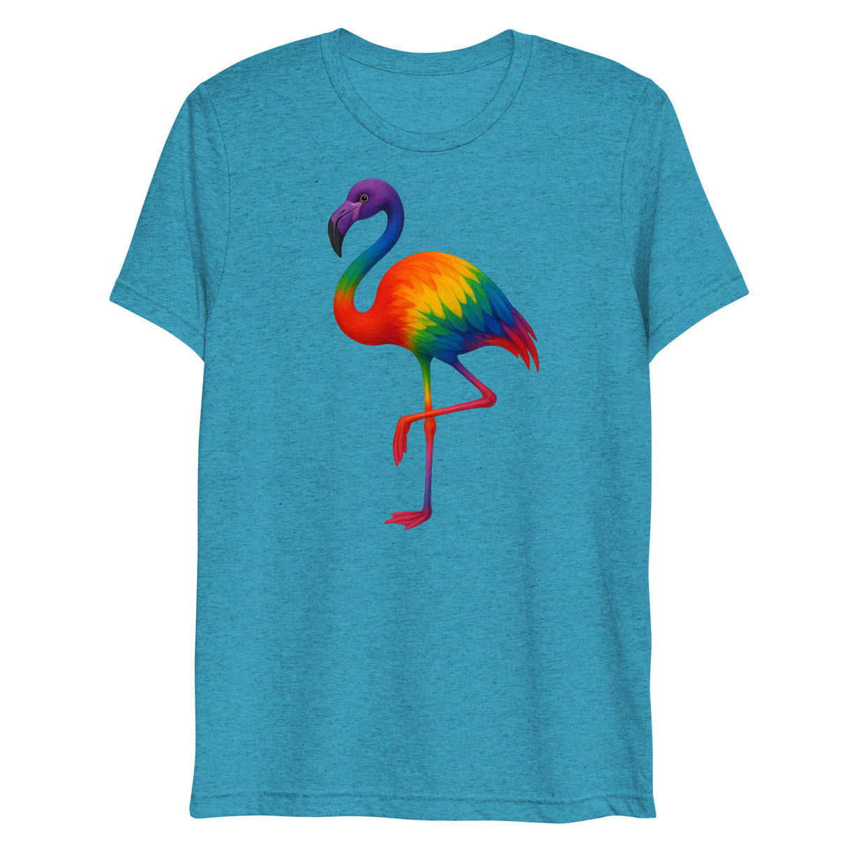 Pride Flamingo (Triblend)-Triblend T-Shirt-Swish Embassy