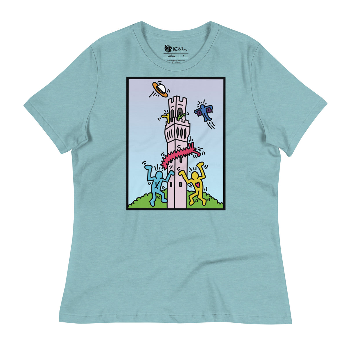 PTown Monument (Women's Relaxed T-Shirt)-Women's T-Shirts-Swish Embassy