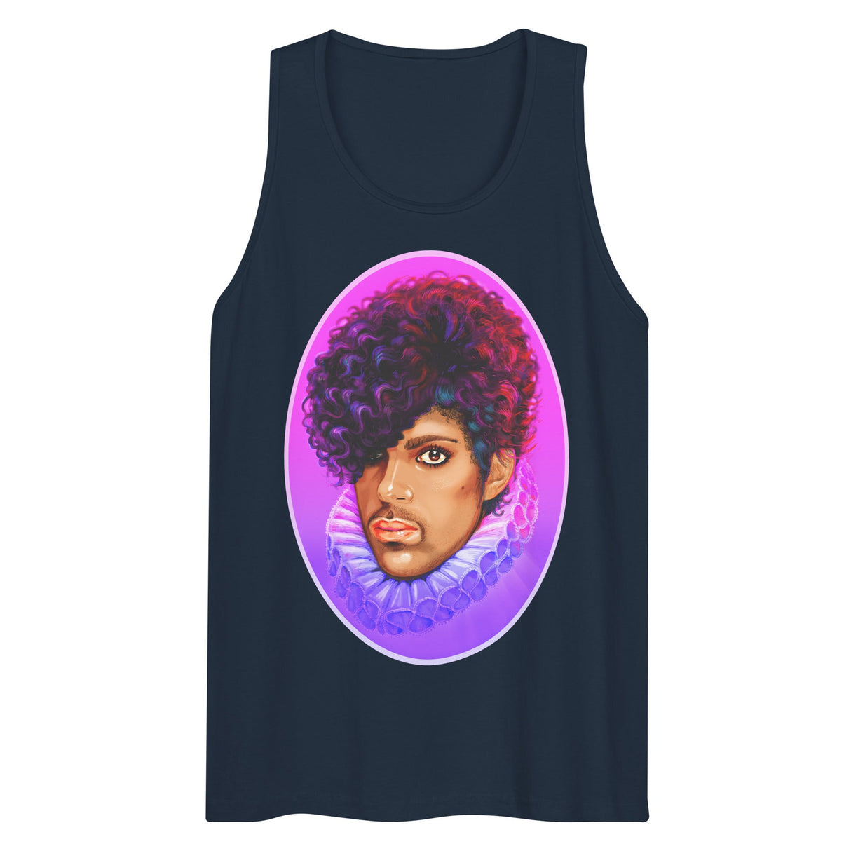 Purple Ruffles (Tank Top)-Tank Top-Swish Embassy