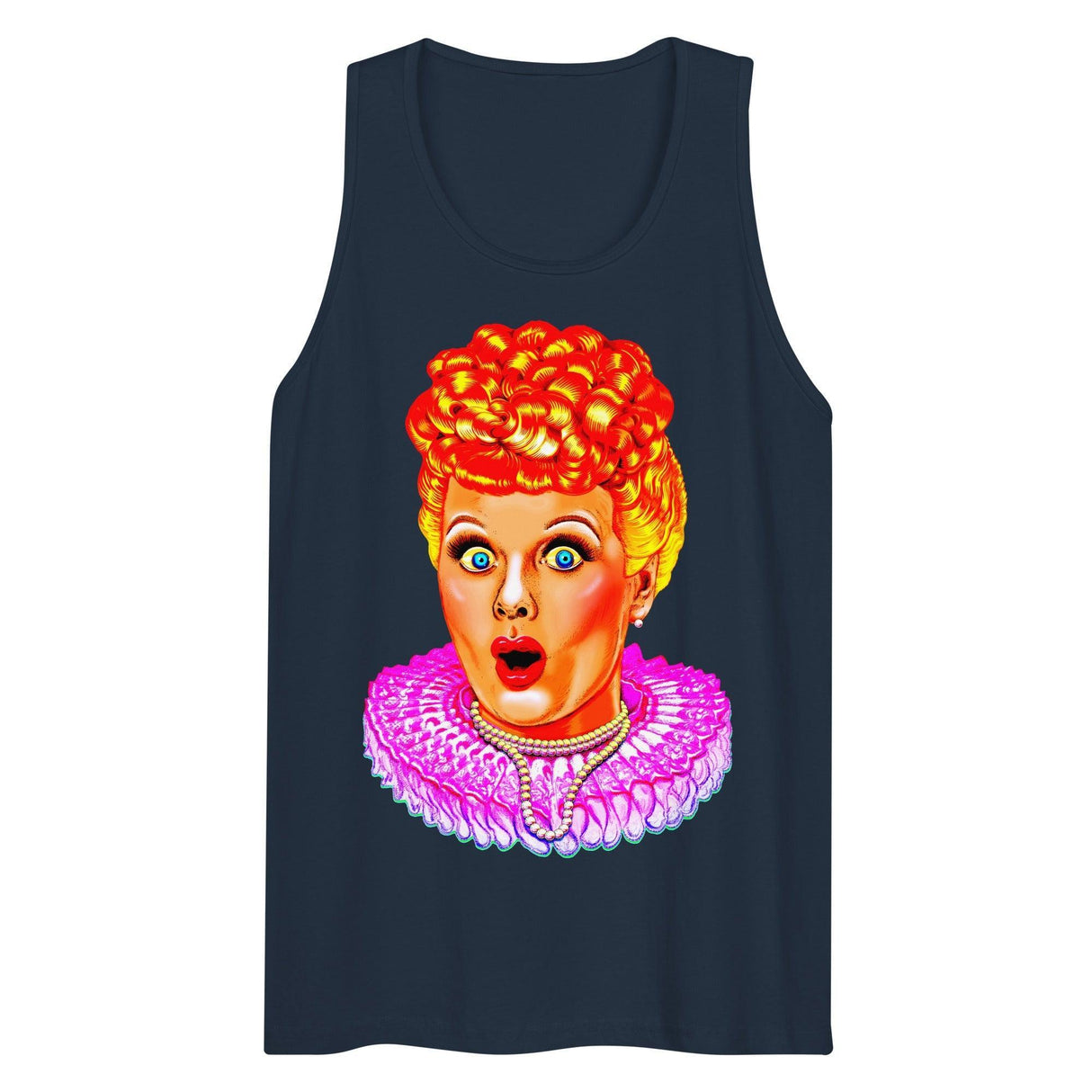 Red Hair Don’t Care (Tank Top)-Tank Top-Swish Embassy