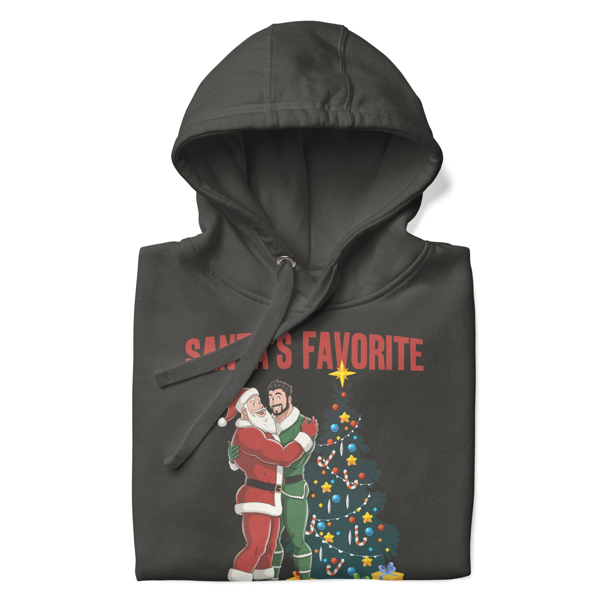 Santa's Favorite (Hoodie)-Christmas Hoodies-Swish Embassy