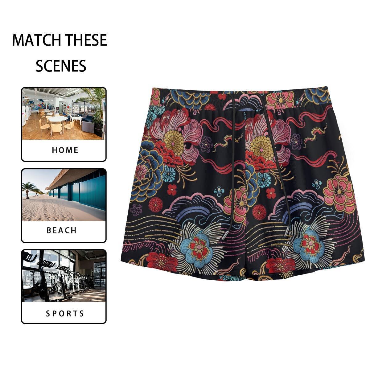 Sew Far Sew Zen (Shorts)-Shorts-Swish Embassy