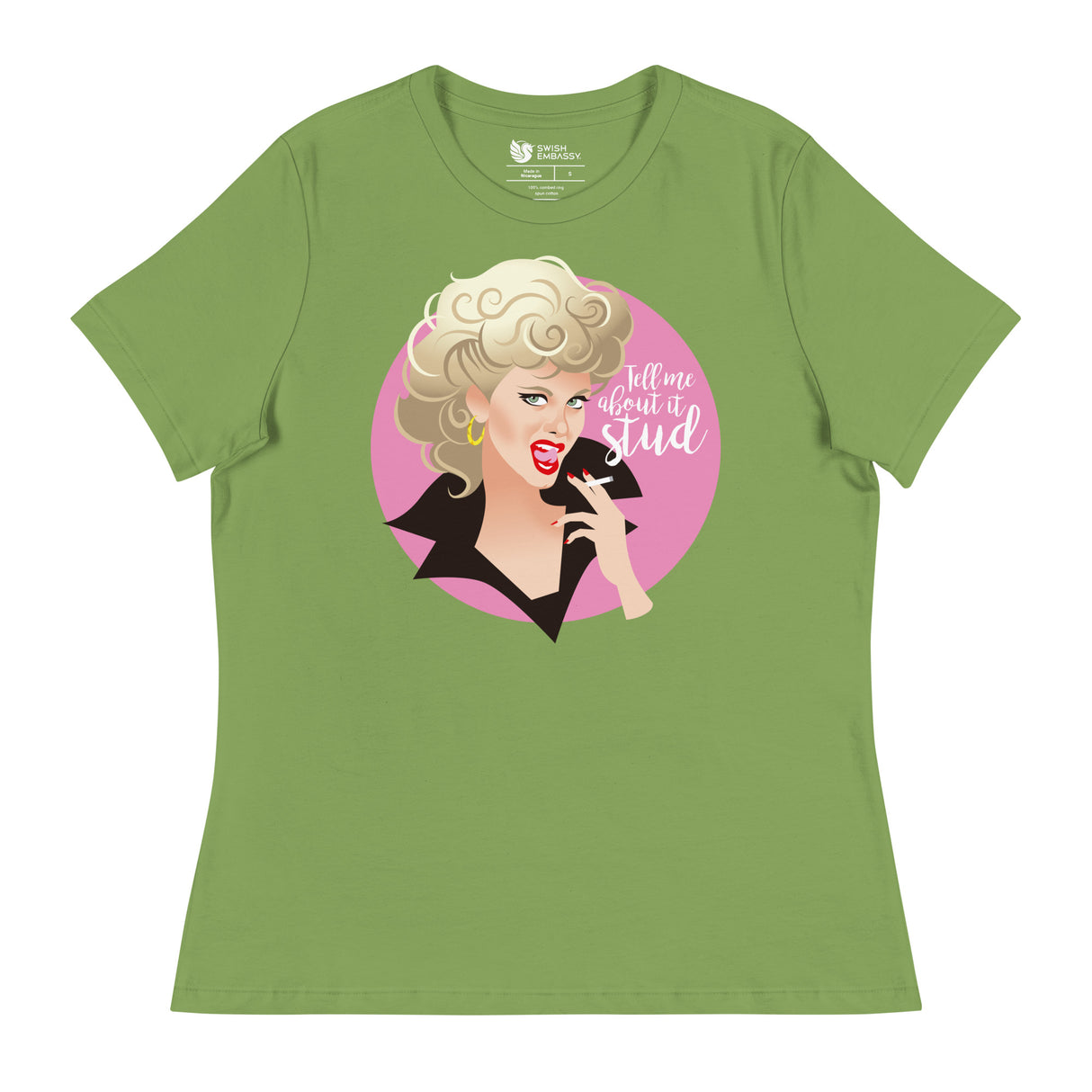 Tell Me About it Stud (Women's Relaxed T-Shirt)-Women's T-Shirts-Swish Embassy