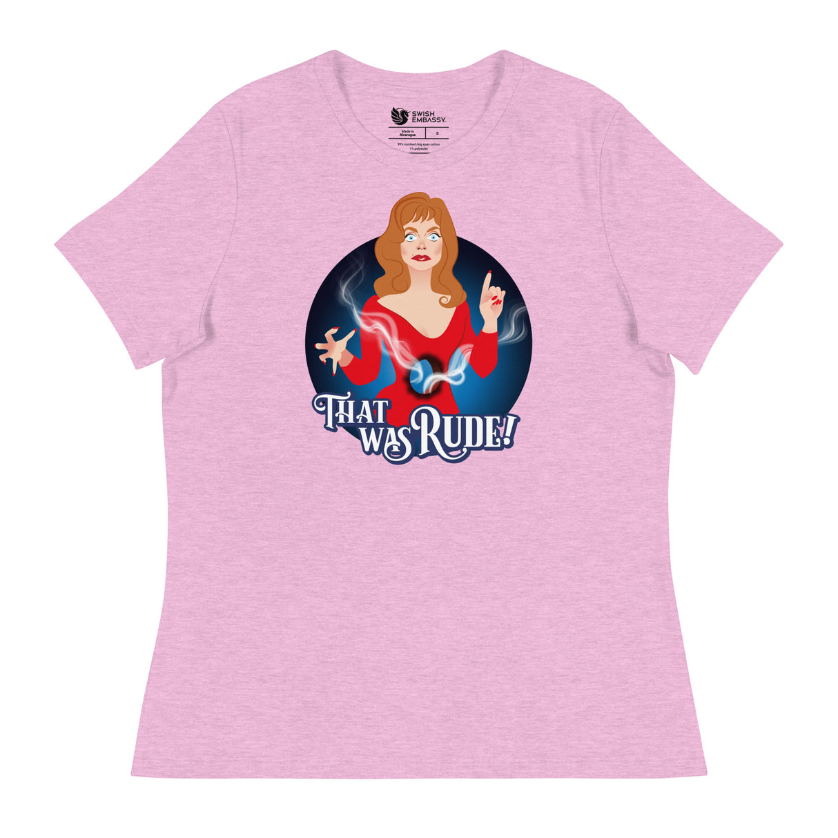 That Was Rude (Women's Relaxed T-Shirt)-Women's T-Shirts-Swish Embassy