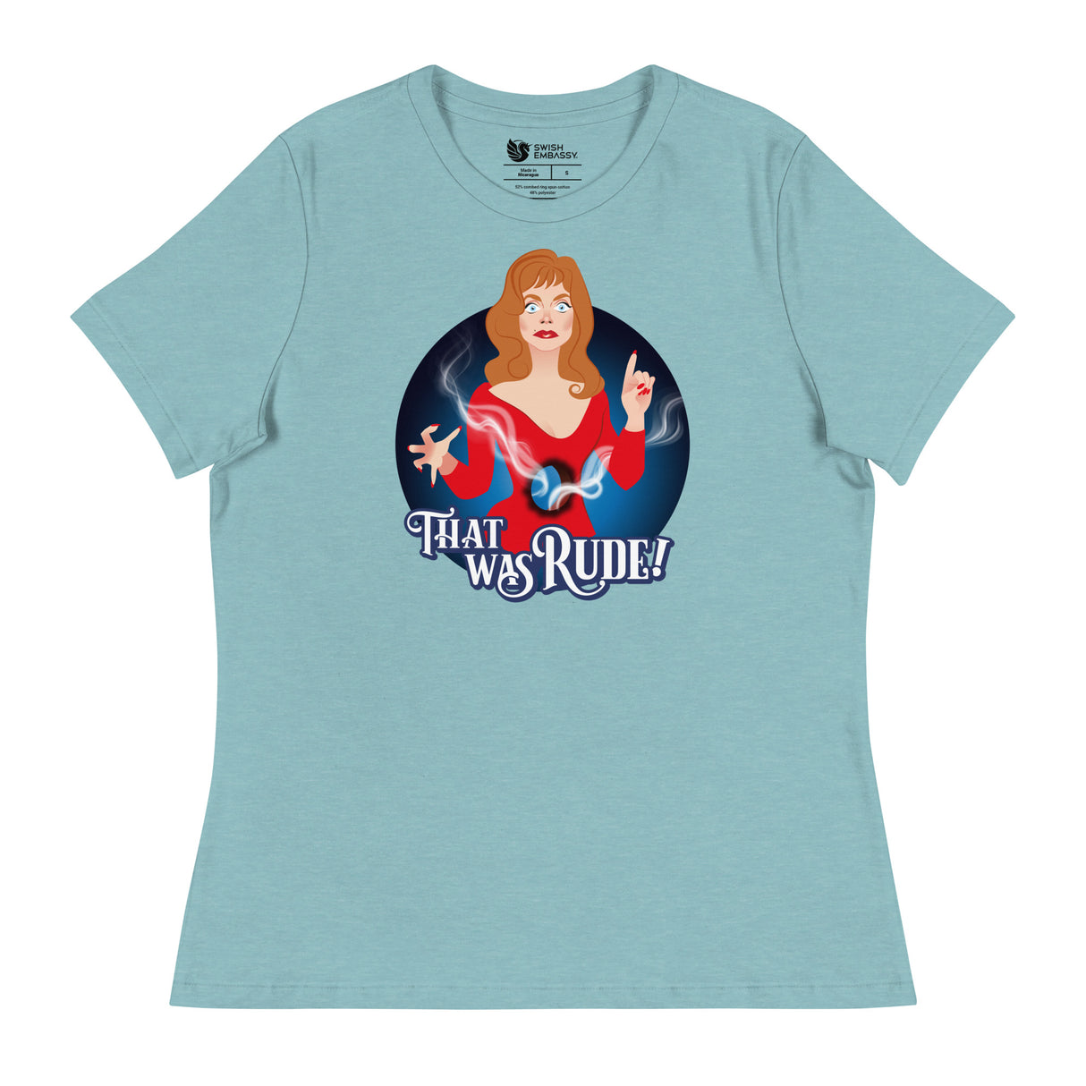 That Was Rude (Women's Relaxed T-Shirt)-Women's T-Shirts-Swish Embassy