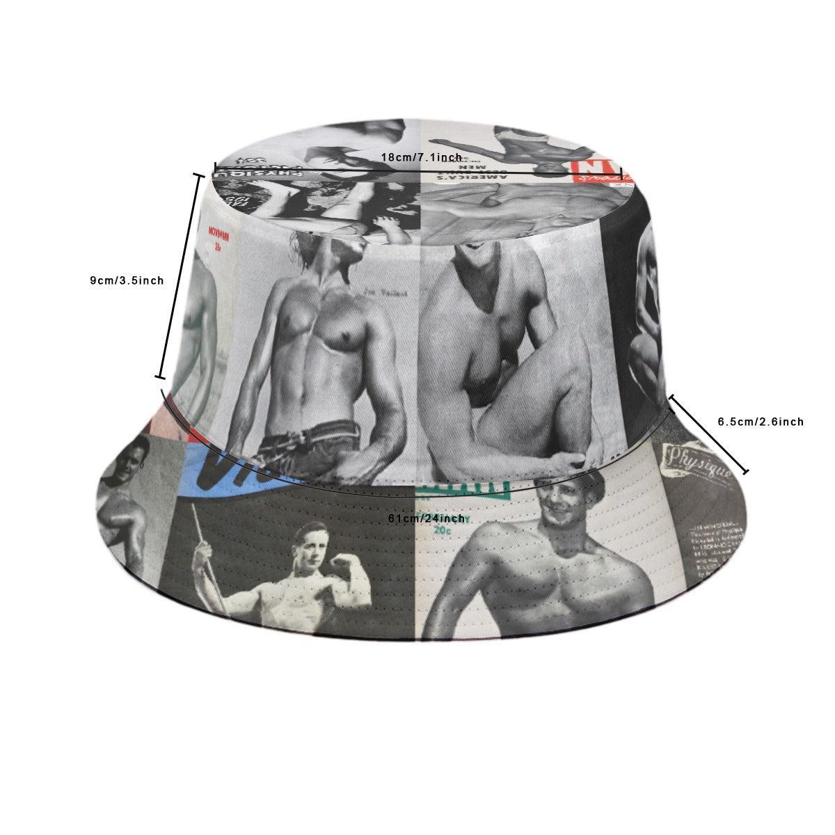 Vintage Physique (Allover Bucket Hat)-Allover Bucket Hat-Swish Embassy
