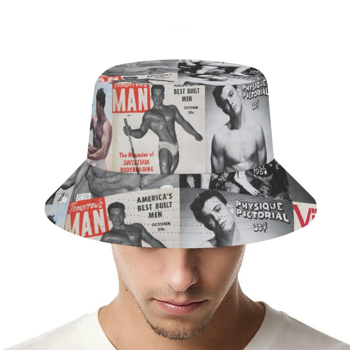 Vintage Physique (Allover Bucket Hat)-Allover Bucket Hat-Swish Embassy