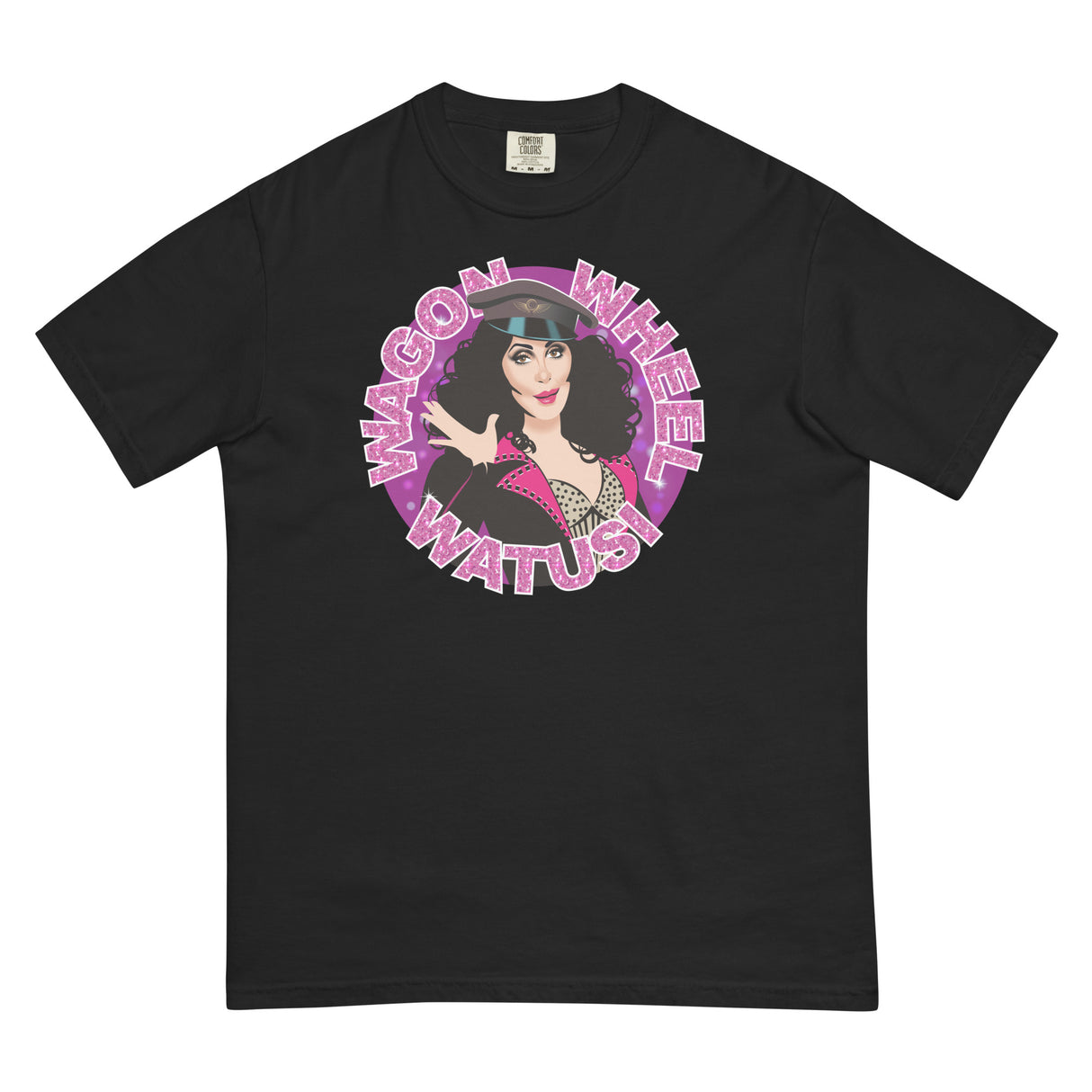 Wagon Wheel Watusi (Boxy Tee)-Boxy T-Shirt-Swish Embassy