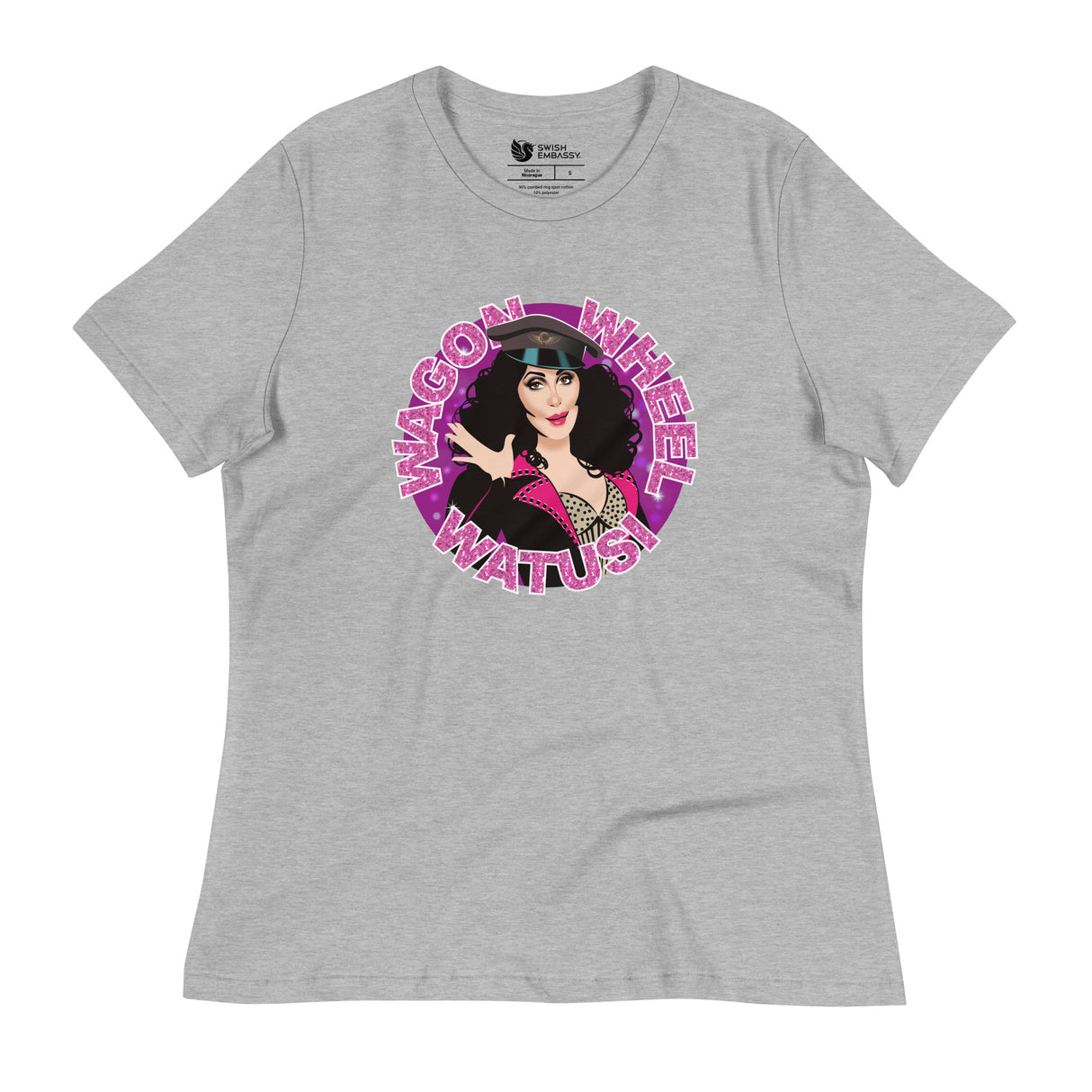 Wagon Wheel Watusi (Women's Relaxed T-Shirt)-Women's T-Shirts-Swish Embassy