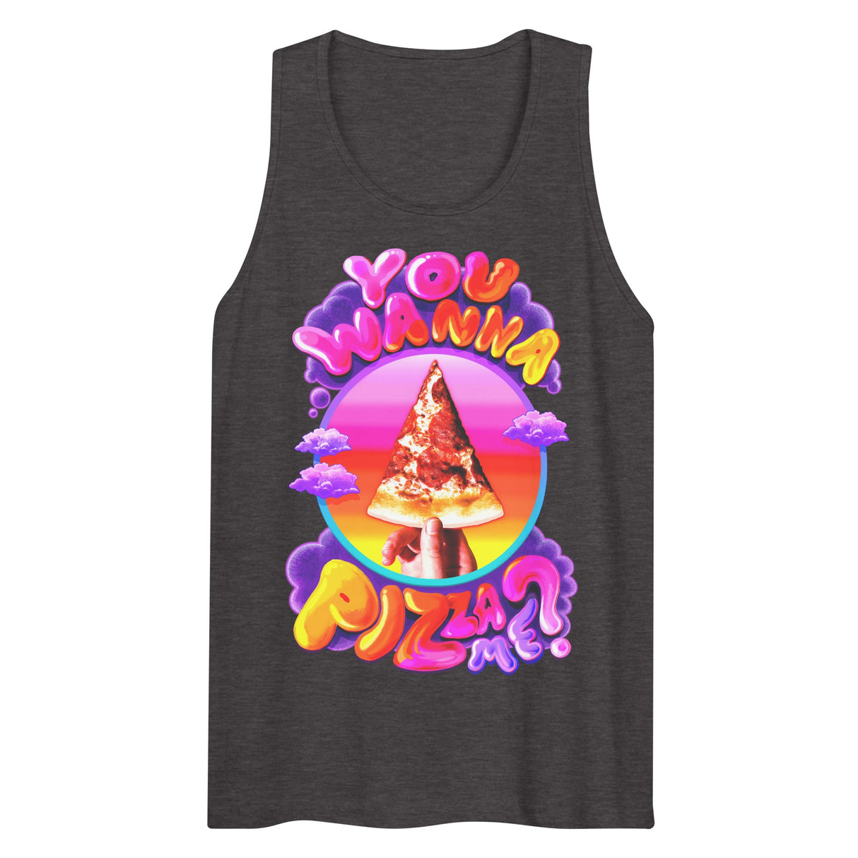 You Wanna Pizza Me? (Tank Top)-Tank Top-Swish Embassy