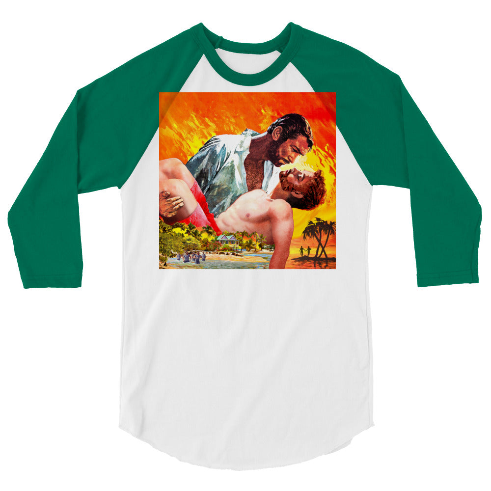 The Wind Done Already Had Herses (Raglan) - White/Kelly